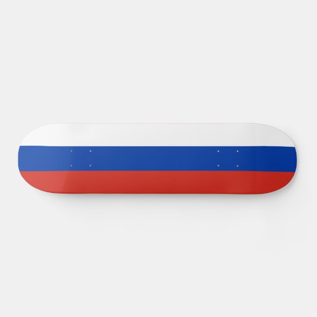 Skateboard Bandera de Rusia (Horz)