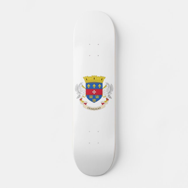 Skateboard Bandera de San Bartolomé (Anverso)