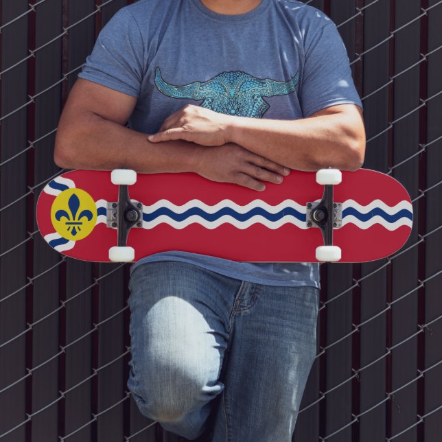 Skateboard Bandera de San Luis, Misuri (Exterior 3)