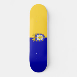 Skateboard Bandera de Santiago (Ciudad Capital de Chile)