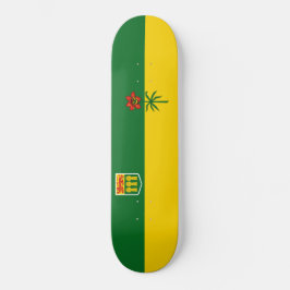 Skateboard Bandera de Saskatchewan