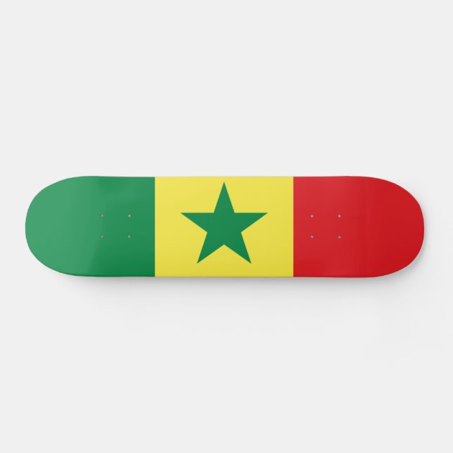 Skateboard Bandera de Senegal (Horz)