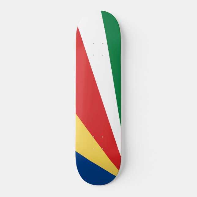 Skateboard Bandera de Seychelles (Anverso)
