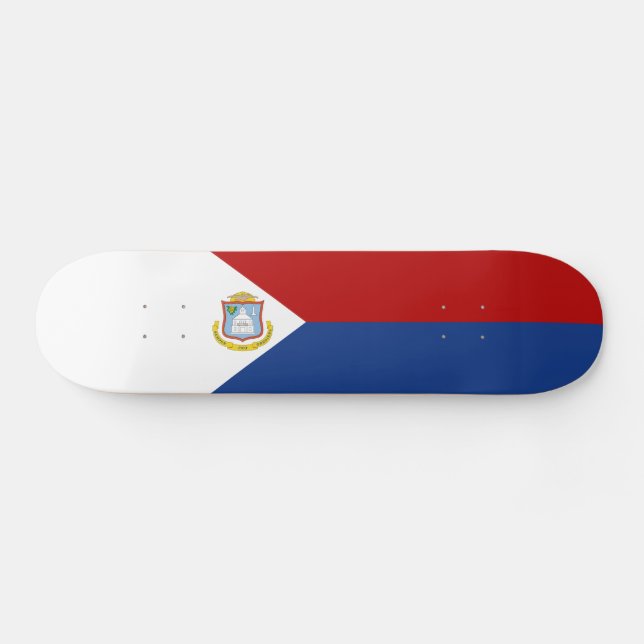 Skateboard Bandera de Sint Maarten (Horz)