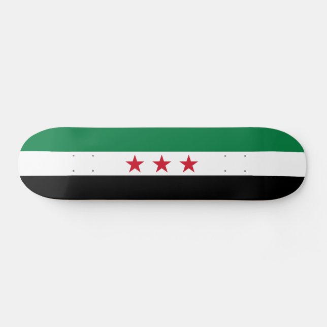 Skateboard Bandera de Siria (Horz)