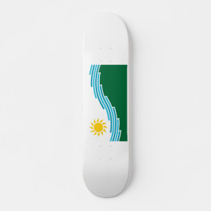 Skateboard Bandera de Spokane, Washington
