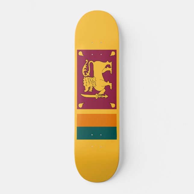 Skateboard Bandera de Sri Lanka (Anverso)