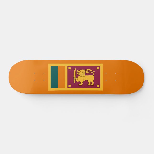 Skateboard Bandera de Sri Lanka (Horz)