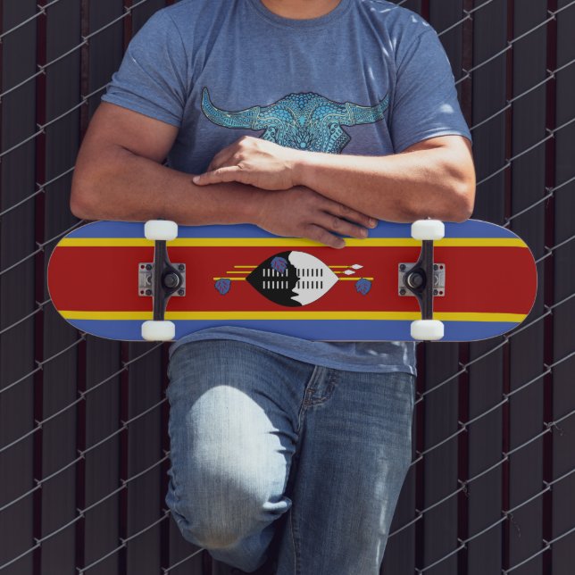 Skateboard Bandera de Suazilandia (Exterior 3)