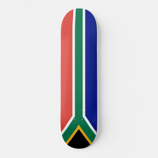 Skateboard Bandera de Sudáfrica (Anverso)
