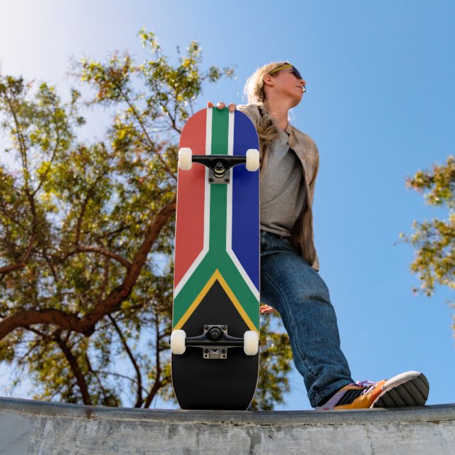 Skateboard Bandera de Sudáfrica (Exterior 1)