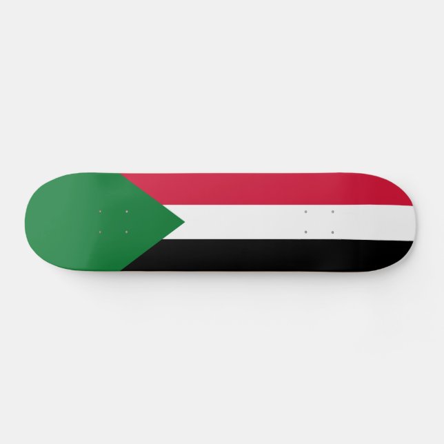 Skateboard Bandera de Sudán (Horz)