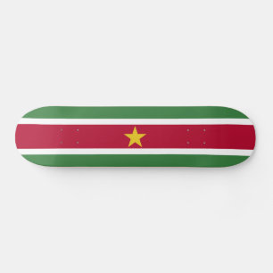 Skateboard Bandera de Surinam