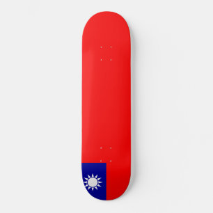Skateboard Bandera de Taiwán