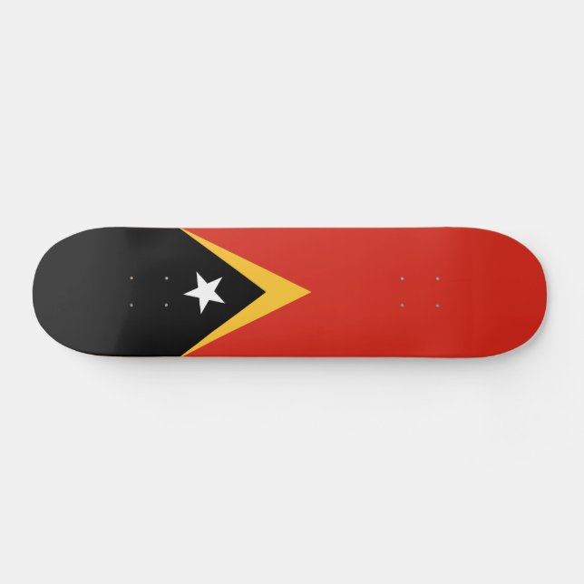 Skateboard Bandera de Timor Oriental (Horz)