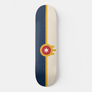 Skateboard Bandera de Tulsa (Oklahoma)