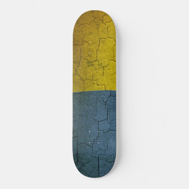 Skateboard Bandera de Ucrania (Anverso)