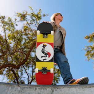 Skateboard Bandera de Uganda