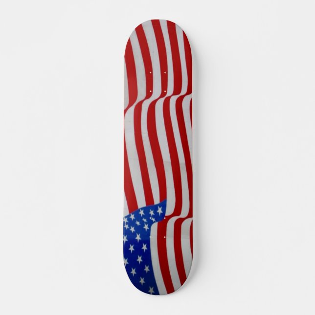Skateboard bandera de usa (Anverso )