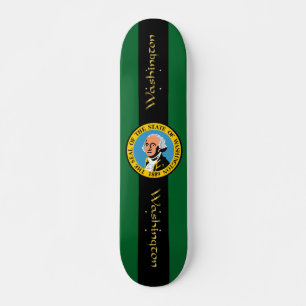 Skateboard Bandera de Washington