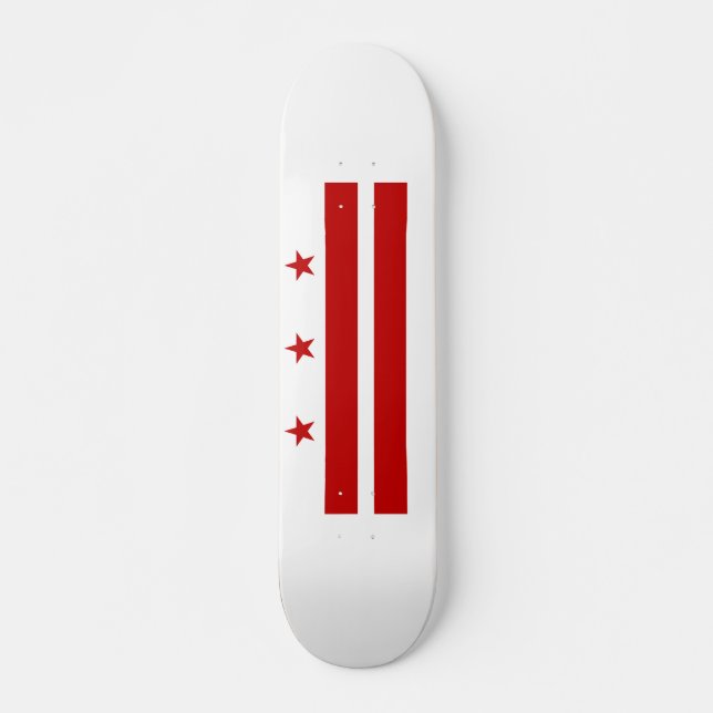 Skateboard Bandera de Washington DC (Anverso )