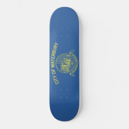 Skateboard Bandera de Waterbury (Connecticut)