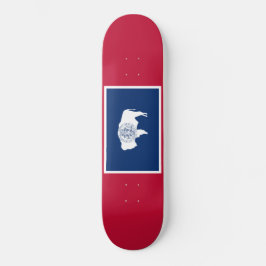 Skateboard Bandera de Wyoming
