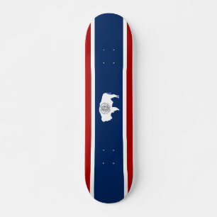 Skateboard Bandera de Wyoming