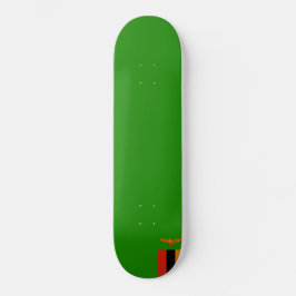 Skateboard Bandera de Zambia