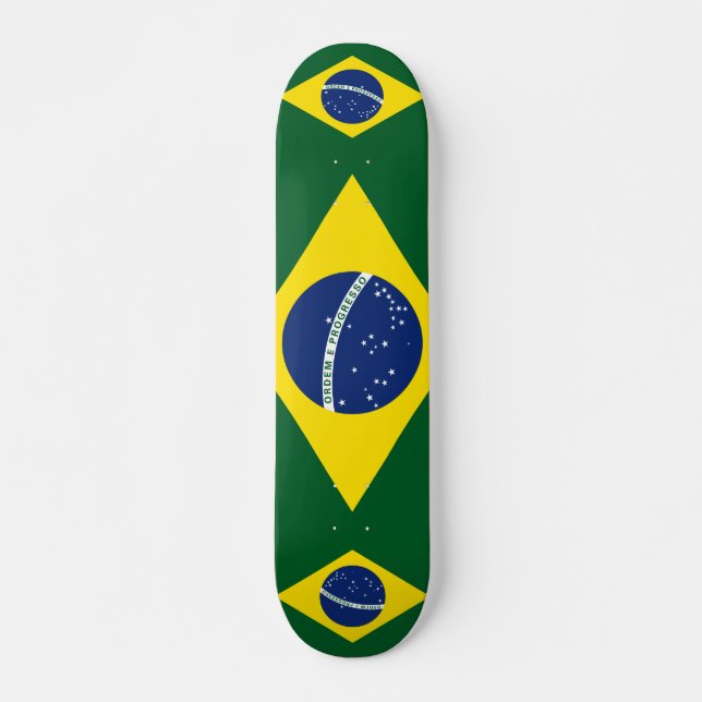 Skateboard Bandera del Brasil (Anverso )
