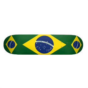 Skateboard Bandera del Brasil
