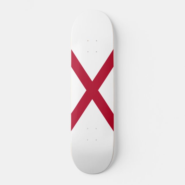 Skateboard Bandera del estado de Alabama (Anverso)