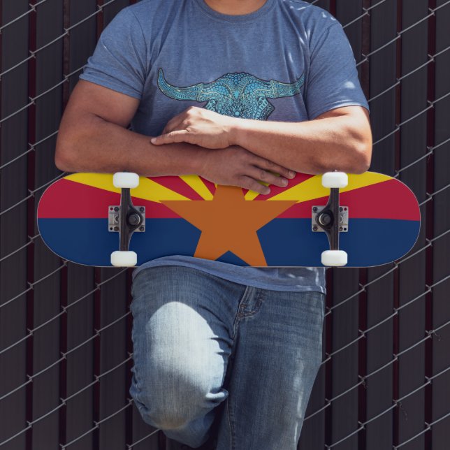 Skateboard Bandera del estado de Arizona (Exterior 3)