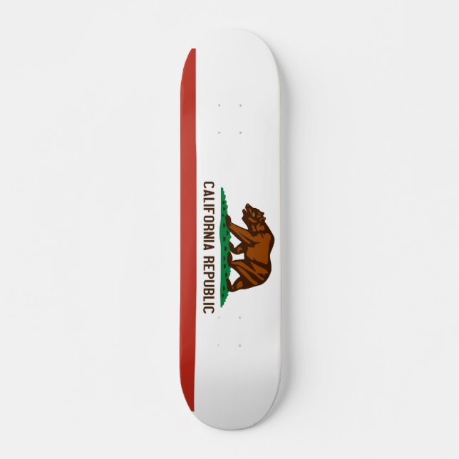 Skateboard Bandera del estado de California (Anverso )