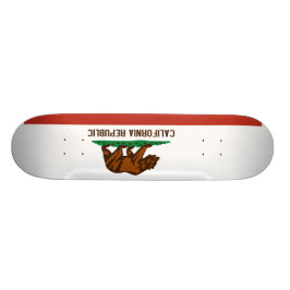 Skateboard Bandera del estado de California