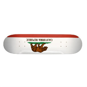 Skateboard Bandera del estado de California