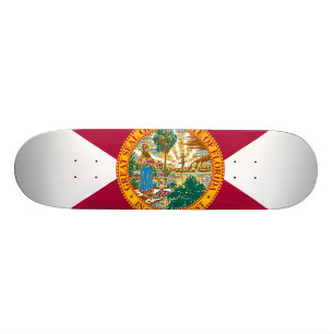 Skateboard Bandera del estado de Florida