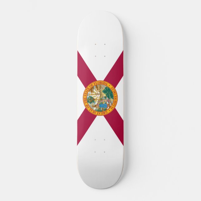 Skateboard Bandera del estado de Florida (Anverso)