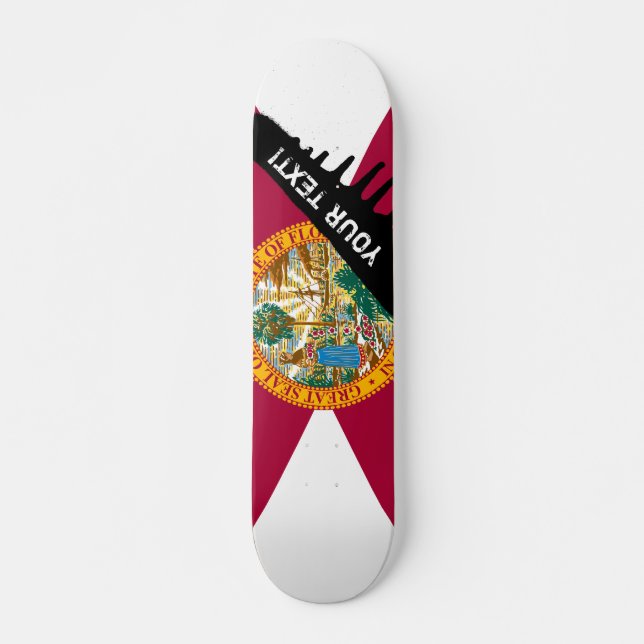 Skateboard Bandera del estado de Florida (Anverso )