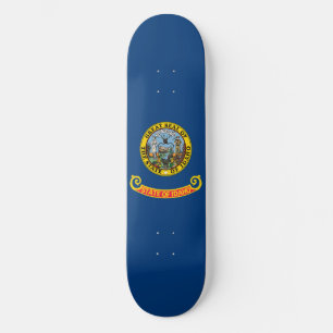 Skateboard Bandera del estado de Idaho