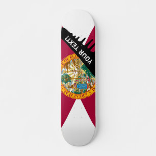 Skateboard Bandera del estado de la Florida