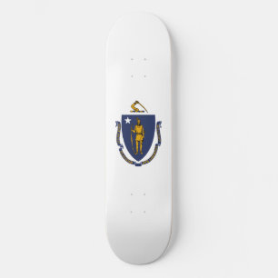 Skateboard Bandera del estado de Massachusetts