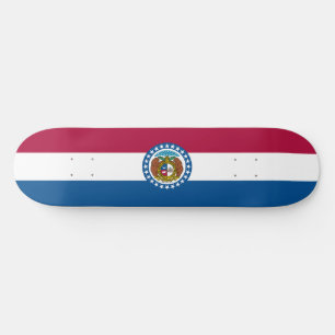 Skateboard Bandera del estado de Missouri
