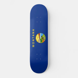 Skateboard Bandera del Estado de Montana