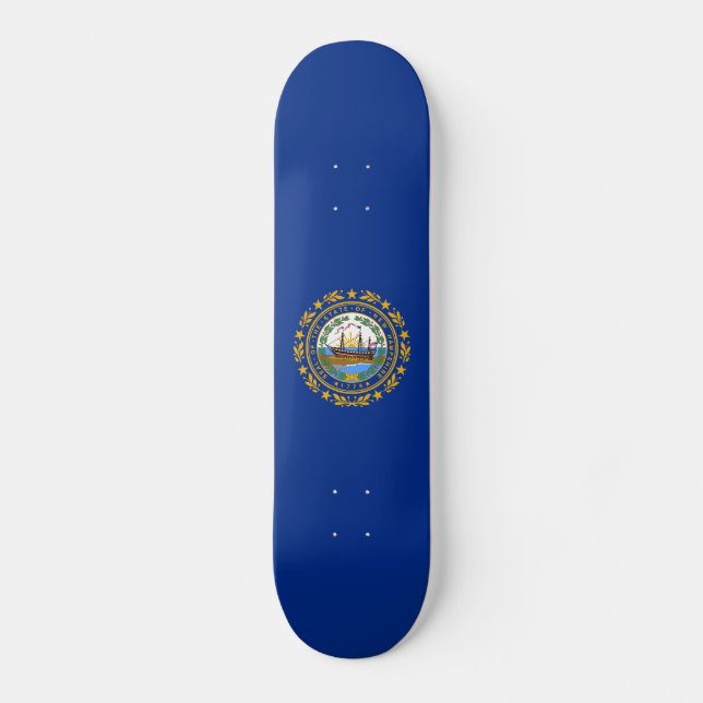 Skateboard Bandera del estado de New Hampshire (Anverso)