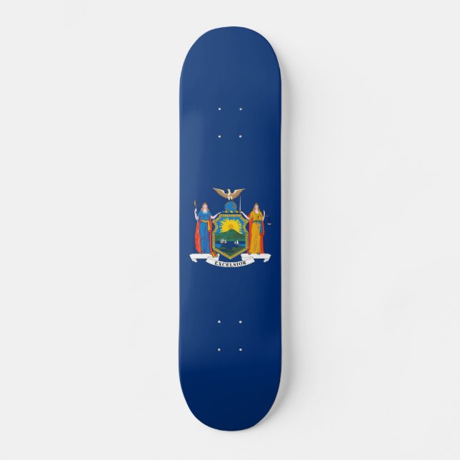 Skateboard Bandera del Estado de Nueva York (Anverso)