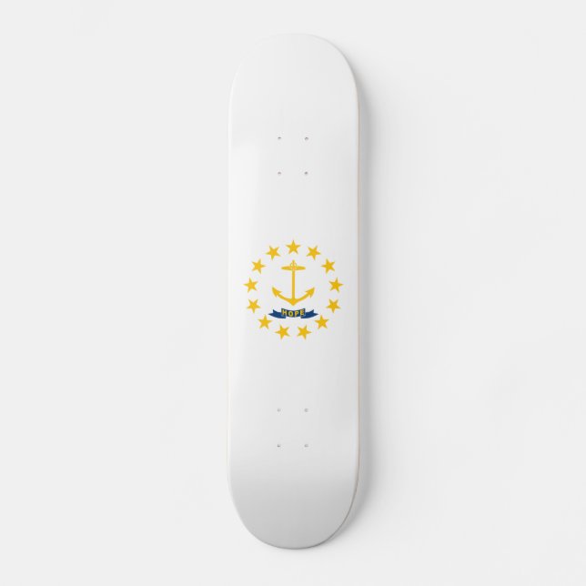 Skateboard Bandera del estado de Rhode Island (Anverso)