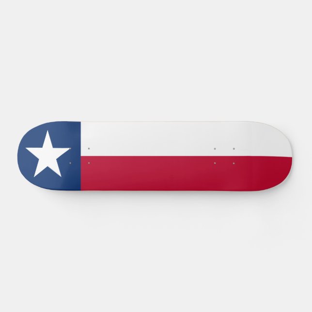 Skateboard Bandera del estado de Texas (Horz)