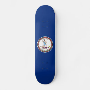 Skateboard Bandera del estado de Virginia