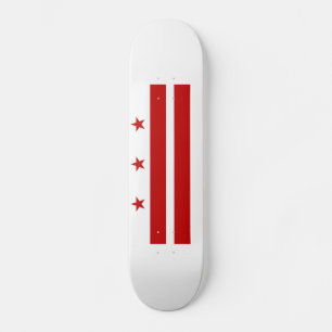 Skateboard Bandera del estado de Washington DC